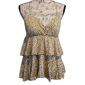 Elle Ruffle Layered Floral Y2K Tank Top